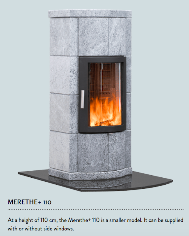 Norsk Kleber Merethe Plus Soapstone Masonry Stove