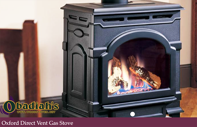 Majestic Oxford Cast Iron Direct Vent Gas Stove - Discontinued