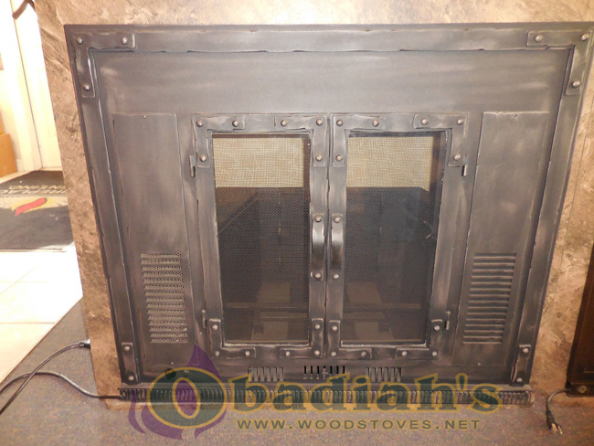 Obadiah's Fireplace Conversion Cookstove - old world
