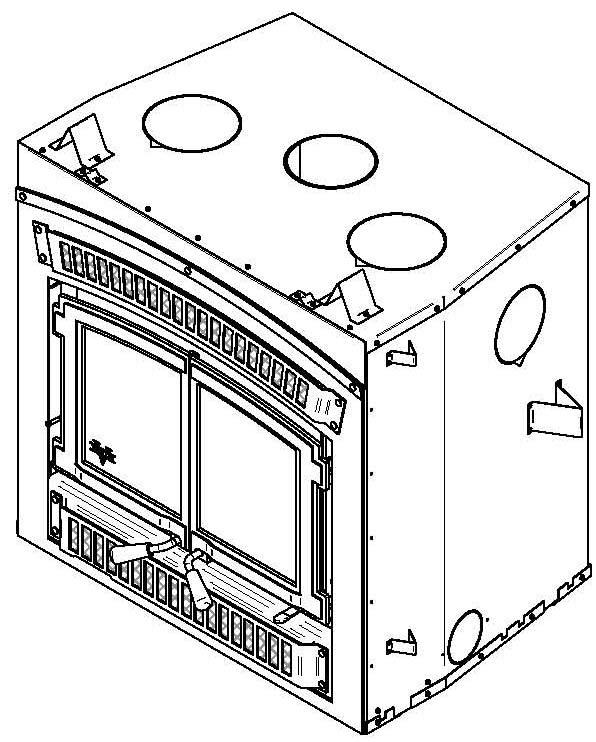 Ventis HE200 Zero Clearance Fireplace - Discontinued