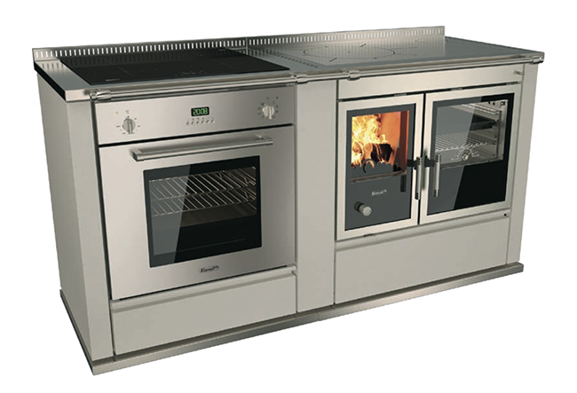 Rizzoli 75 Series Gas-Electric-Wood Combi Cookstove