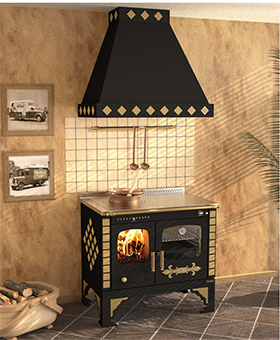 Rizzoli S90 Story Vintage Wood Burning Cook Stove