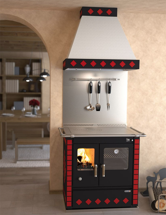 Rizzoli S90 Wood Cook Stove