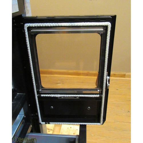 Rizzoli L90 Rustic Wood Cook Stove - Soapstone-Black Door, Right Flue, Multi Ring, Front Rail Rizzoli L90 Rustic Wood Cook Stove - Soapstone-Black Door, Right Flue, Multi Ring, Front Rail