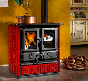 La Nordica Wood Burning Cooking Stove » Petagadget  Wood burning cook  stove, Wood stove fireplace, Wood stove