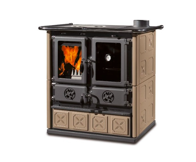 La Nordica Rosetta BII Maiolica Wood Cook Stove