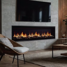 Simplifire Allusion Edge 60 Linear Electric Fireplace