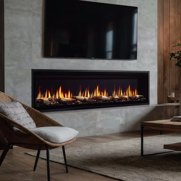 Simplifire Allusion Edge 60 Linear Electric Fireplace