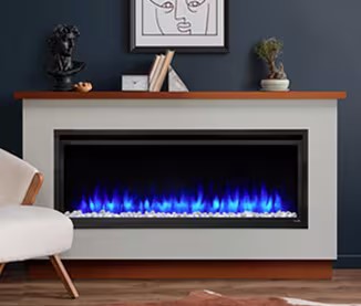 Simplifire Allusion Edge 50 Linear Electric Fireplace