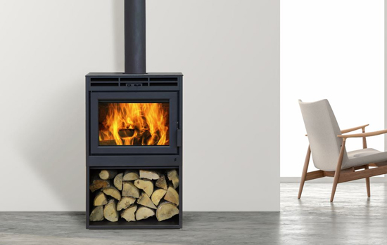 Supreme Novo 24 Wood Burning Stove - Cast Iron