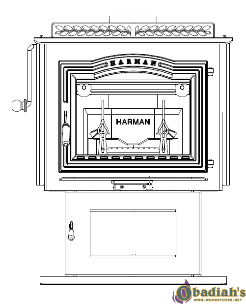 Harman TL300 Modern Wood Stove