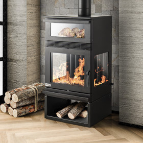 La Nordica Wood Burning Cooking Stove » Petagadget  Wood burning cook  stove, Wood stove fireplace, Wood stove