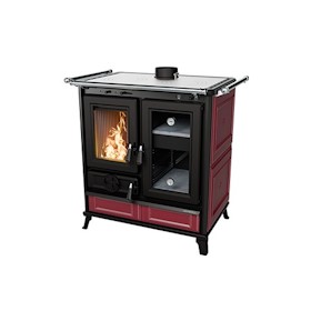 Thermorossi Melissa Bordeaux Wood Cookstove