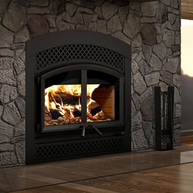 Valcourt Waterloo Arched Wood Fireplace