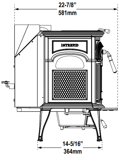 Vermont Castings Intrepid Flexburn Stove at Obadiah's