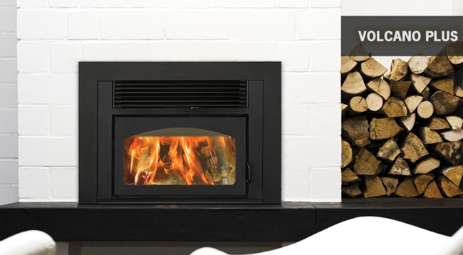 Supreme Volcano Plus Wood Fireplace Insert I Am Chris