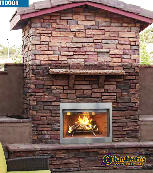 Astria Tuscan / Superior WRE3000 Outdoor Wood Fireplace