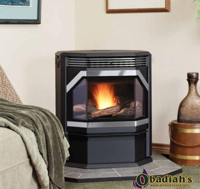 IronStrike Winslow Bay Window Pellet Stove