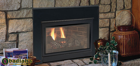 Amber Insert Majestic Amber Direct Vent Gas Insert