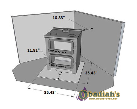 Bun Baker XL - corner dimensions