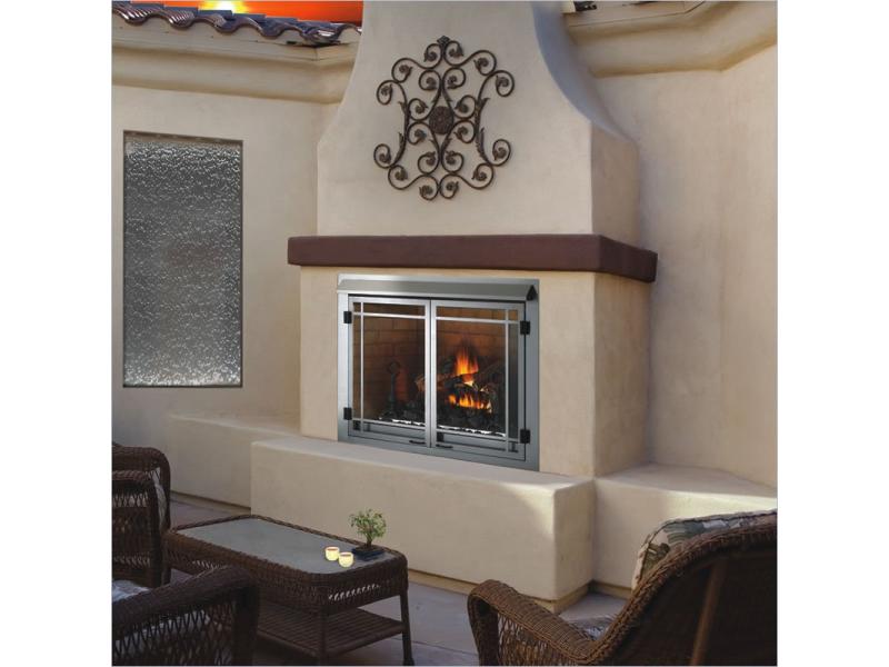 GSS42 Napoleon Stainless Steel Outdoor Fireplace