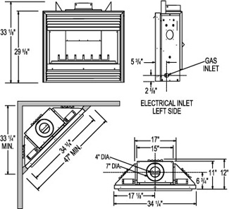 GD34NT Napoleon Gas Fireplace