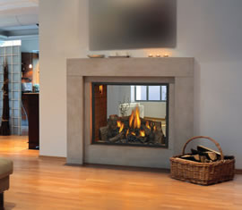 HD81 See Thru Napoleon Gas Fireplace