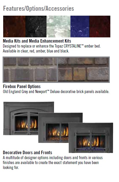IR3 Direct Vent Infrared Gas Fireplace Insert - Discontinued